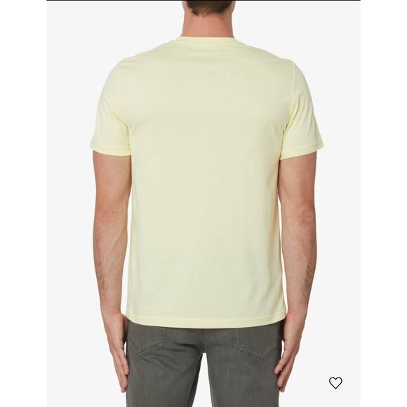 Fred Perry Maxi Logo Tshirt Mens Large L Wax Yellow Tee Crewneck - Picture 10 of 16